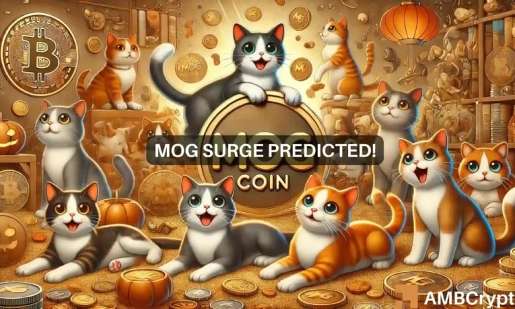 MOGCOINMOG迅速从上周的损失中恢复过来MEMECOIN保持了其看涨的价格结构