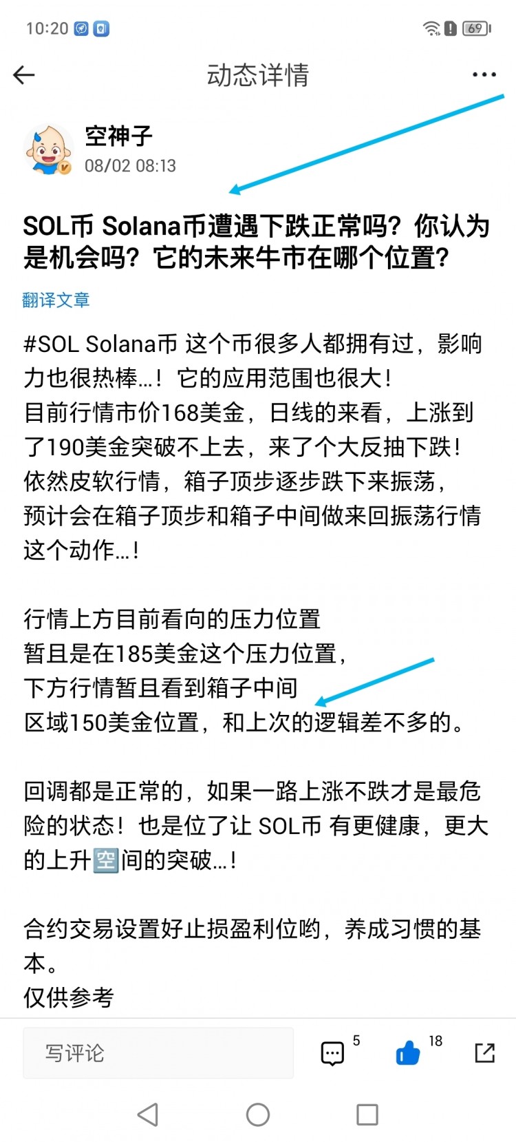 SOL币下跌回调是建仓的时机你认为的底部在哪里还在等你的底部抓得住吗