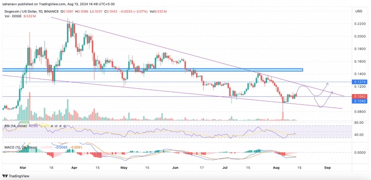 狗狗币价格分析:狗狗币价格何时可能引发 35% 的上涨!